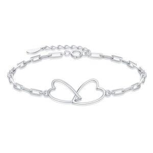 Double Heart Bracelet