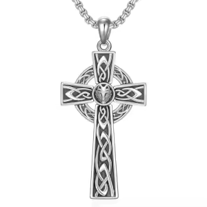 Celtic Cross Wolf