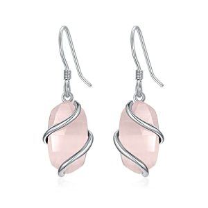 Dangle-Rose Quartz