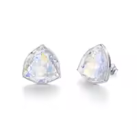 TOUPOP Sterling Silver Crystal Birthstone Stud Earrings for Women-color_name:04-Apr-Diamond