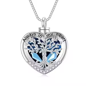 B-Heart Tree of Life-Blue Crystal B