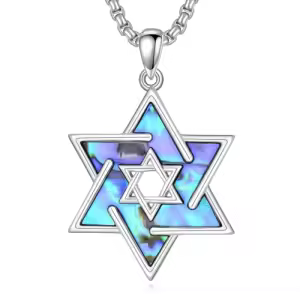 A Star of David Abalone shell