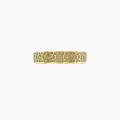 TOUPOP 14K Gold Pentagon Men's Engagement Band Ring Engraved Name Gift-0-1