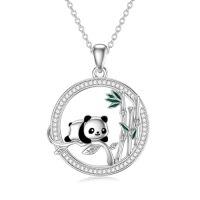wholesale Animal Necklace 925 Sterling Silver Animal Pendant Women Jewelry Christmas Gifts For Women -style_name:Panda