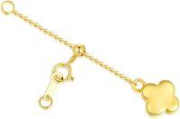 wholesale 18K Gold (Au750) Hypoallergenic Nickel-Free Lead-Free Jewelry Extender Chain - 1/2/3/4/5/6 Inch Lobster Clasp for Necklace Bracelet Anklet-style 7