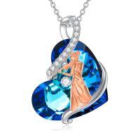 wholesale TOUPOP Music Lovers Gifts Sterling Silver Piano/violin/cello/guitar/flute Pendant Necklace Music Jewelry For Women Her -style_name:Violin