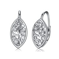 wholesale Wiinicaca Celtic Leverback Earring 925 Sterling Silver Filigree Dangle Drop Earrings Jewelry Birthday Christmas Gifts For Women -style_name:04-Leverback-Filigree