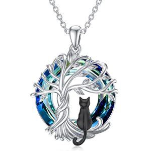 1 Cat(Black)-Blue Crystal-01-C