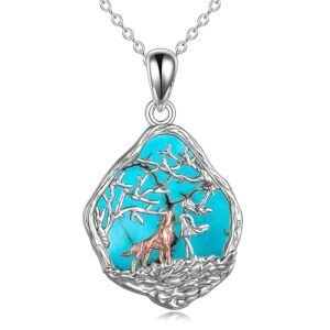 Style 7 Turquoise Wolf