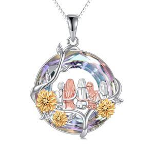 Sunflower-5 Sister-Purple Crystal