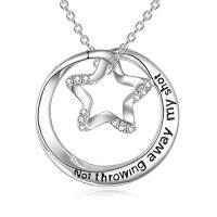 wholesale TOUPOP Sterling Silver Music Note Necklaces Created Opal Rose Necklace Gymnastics Jewelry Gifts For Women Teen Girls Dance Lovers Teacher -style_name:C-Hamilton musical necklace