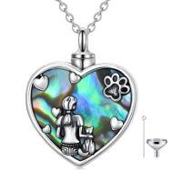 wholesale Urn Necklaces For Ashes 925 Sterling Silver Dog/cat/wolf Ash Necklace Cremation Pendant Keepsake Memorial Jewelry Christmas Gifts For Women Pet Lovers -style_name:7-Cat