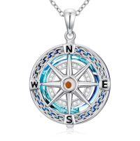 wholesale TOUPOP Christmas Gifts For Wife Compass Necklace Sterling Silver Compass Urn Necklace Cremation Jewelry For Women Wife Girlfriend Mother Sister -style_name:G-Mustard Seeds