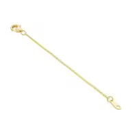 wholesale 18K Gold (Au750) Nickel-Free Hypoallergenic Jewelry Extender Chain 1/2/3 Inch with Lobster Clasp-style 3-3inch