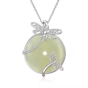 Dragonfly-White Gold