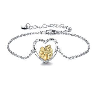 3 Sisters Bracelet-Always My Sister Forever My Friend