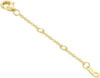 wholesale 14K Real Gold Jewelry Extender Chain - Nickel-Free, Hypoallergenic, Durable Lobster Clasp - 58.5 Gold Crafted, Not Plated - Sensitive Skin Safe - Size Chart Available-style 2-1.5"chain=3x0.5"