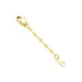 wholesale 10k Gold Extension Chain With Lobster Clasps For Jewelry Making-0-5