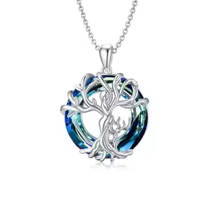 A-Mother and 1 Child-Blue Crystal