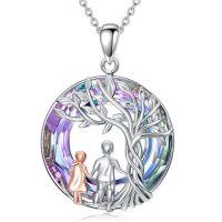 wholesale Gift For Mom/sister 925 Sterling Silver Sister/mom Necklace Jewelry Birthday Christmas Gifts For Women -style_name:A001-Brother Sister