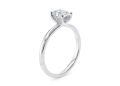 wholesale 925 Sterling Silver Round Cut Zircon Engagement Ring-0-0