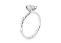 wholesale 925 Sterling Silver Round Cut Zircon Engagement Ring-Style 7