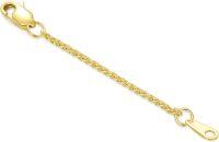 wholesale 14k Gold Braided Extension Chain for Necklaces and Bracelets 1/1.5/2/3/4/5 Adjustable Length-2inch style 7-yellow