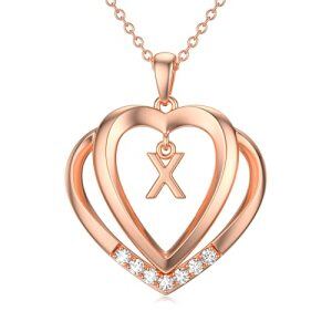 Rose Gold - X Initial