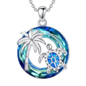 13-Blue-Palm Tree Turtle