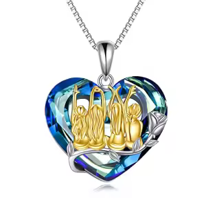 4 Sister Jewelry-Love Heart Crystal
