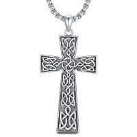 wholesale Cross Necklace 925 Sterling Silver Cross Pendant Christmas Fathers Day Birthday Gifts For Men Gifts For Father Gifts For Dad Brother Husband Son -style_name:C03 Celtic Cross