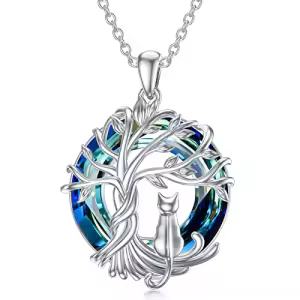 1 Cat(Silver)-Blue Crystal-01-C