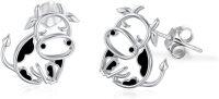 wholesale 925 Sterling Silver Cow Design Stud Earrings for Women - Cute Animal  Idea-Style A