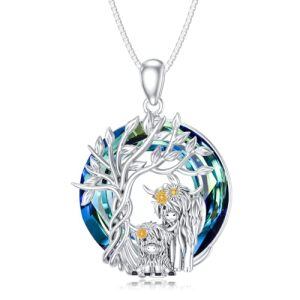 2-Tree of Life and 2 Highland Cow