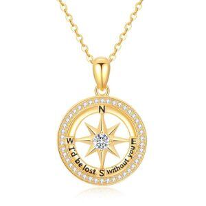 Compass Necklace-A
