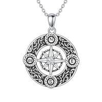 wholesale Gifts For Women 925 Sterling Silver Necklace Pendant Women Jewelry Birthday Christmas Gifts For Sister Daughter Friend -style_name:2-Compass Necklace