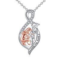 wholesale TOUPOP Gifts For Mom Nana Sterling Silver Mother Daughter Jewelry Birthday Christmas Gifts -style_name:A-Mom-Infinity