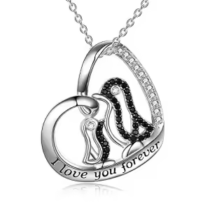 Penguin Mom Necklace