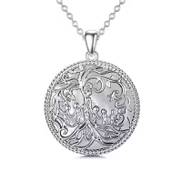 TOUPOP Sterling Silver Tree Of Life Mother Necklace Jewelry Gifts-style_name:Mother of Pearl-5 Children