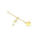 wholesale 18K Gold (Au750) Nickel-Free Hypoallergenic Jewelry Extender Chain - 1/2/3/4/5/6 Inch Lobster Clasp for Necklace Bracelet Anklet -0-0