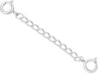 wholesale 10K Gold (Au417) Nickel-Free Hypoallergenic Jewelry Extender Chain - 1, 1.5, 2, 3, 4 Lengths - Durable Spring Clasp for Necklace/Bracelet-3inch