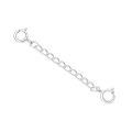 wholesale 10k White Gold Adjustable Chain Extender With Spring Ring Clasps For Necklace Bracelet-0-0