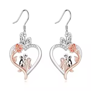 A-Nightmare Earrings-Rose Flower