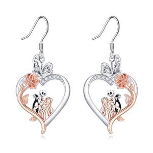 A-Nightmare Earrings-Rose Flower