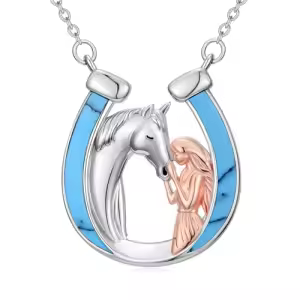 Human and horse