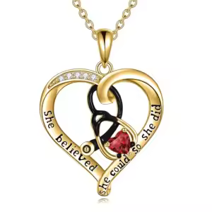 01 Jan-Garnet-Yellow Gold Plated