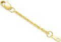 wholesale 14k Gold Rope Chain Extender - 1/1.5/2/3/4/5 Durable Removable Extension Chain-0-0