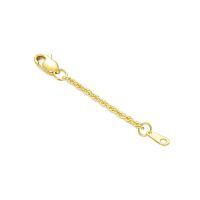 wholesale 10k Gold Extension Chain With Lobster Clasps For Jewelry Making-Style 3 1inch