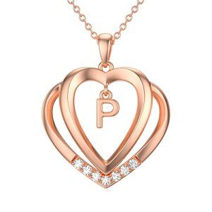 Rose Gold - P Initial