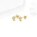 wholesale 9k Gold Ball Stud Earrings Wholesale Set-0-4